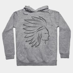 Native american indian chief Hoodie